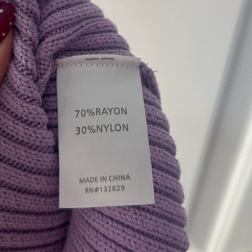 Michael Costello x Revolve Amari ribbed dress
Light purple size XS NWT chic 90s - Picture 10 of 12